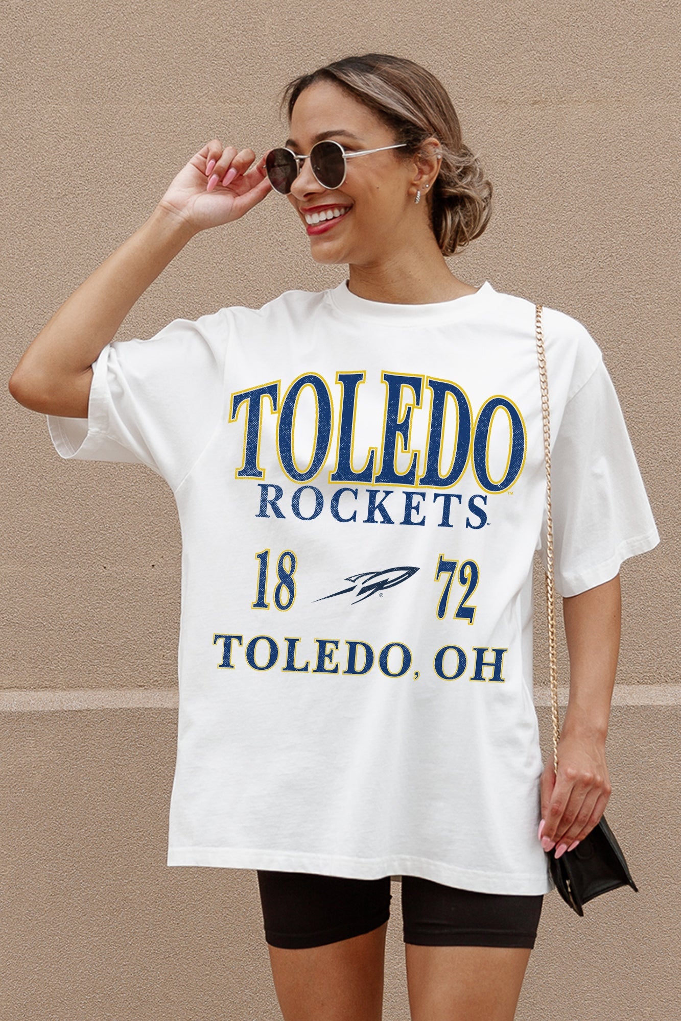 TOLEDO ROCKETS UNITY OVERSIZED CREWNECK TEE