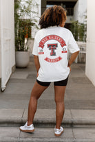 TEXAS TECH RED RAIDERS OUT OF BOUNDS OVERSIZED CREWNECK TEE