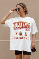 TUSKEGEE GOLDEN TIGERS UNITY OVERSIZED CREWNECK TEE