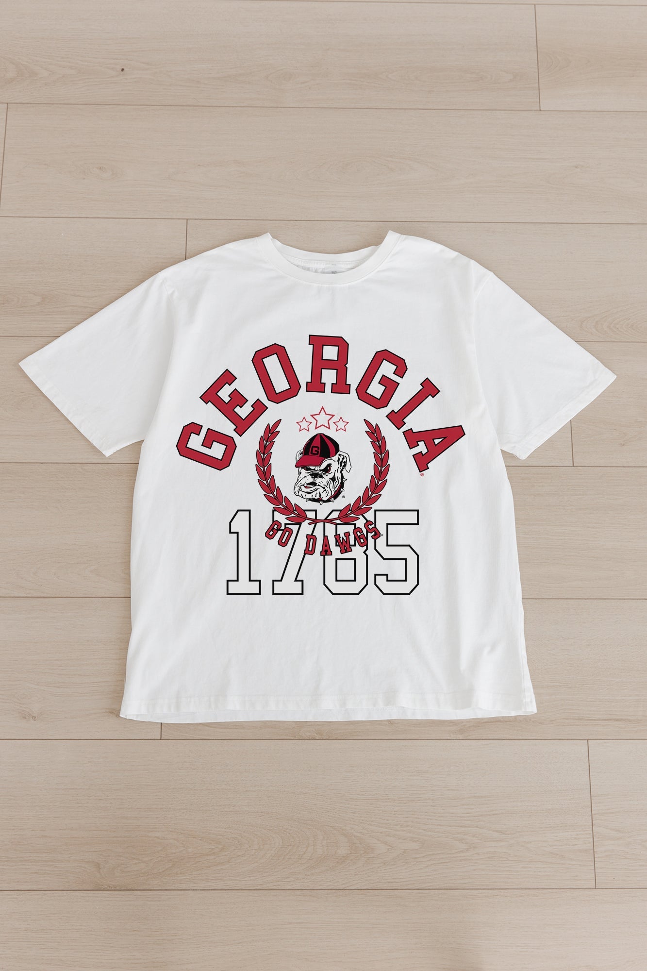 GEORGIA BULLDOGS GO FOR TWO OVERSIZED CREWNECK TEE BY MADI PREWETT TROUTT