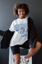 NORTH CAROLINA TAR HEELS IN THE LEAD OVERSIZED CREWNECK TEE