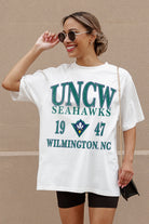 UNC WILMINGTON SEAHAWKS UNITY OVERSIZED CREWNECK TEE