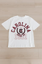 SOUTH CAROLINA GAMECOCKS GO FOR TWO OVERSIZED CREWNECK TEE BY MADI PREWETT TROUTT