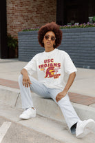 USC TROJANS IN THE LEAD OVERSIZED CREWNECK TEE