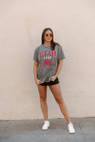 UTAH UTES DYNASTY OVERSIZED CREWNECK TEE