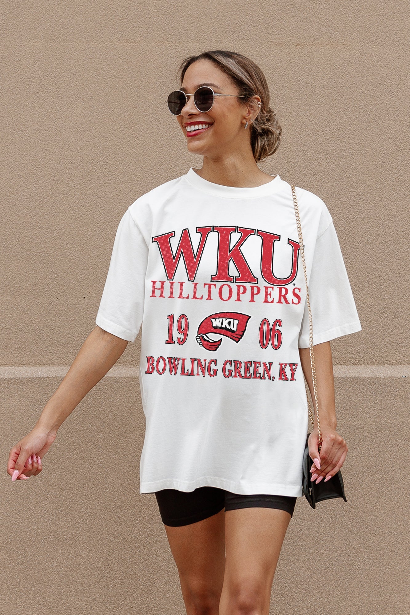 WESTERN KENTUCKY HILLTOPPERS UNITY OVERSIZED CREWNECK TEE