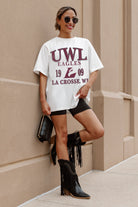 UW LA CROSSE EAGLES UNITY OVERSIZED CREWNECK TEE