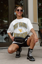 WEST VIRGINIA MOUNTAINEERS SHAKEDOWN OVERSIZED CREWNECK TEE