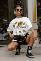 WYOMING COWBOYS UNITY OVERSIZED CREWNECK TEE