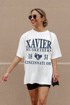 XAVIER MUSKETEERS UNITY OVERSIZED CREWNECK TEE