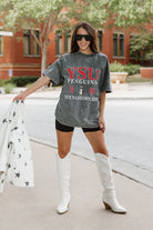 YOUNGSTOWN STATE PENGUINS THROWBACK OVERSIZED CREWNECK TEE