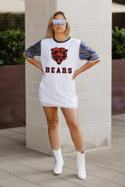 CHICAGO BEARS BLING IT FULL SEQUIN JERSEY DRESS