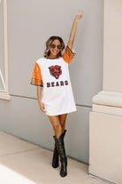 CHICAGO BEARS CHIC CHAMPS FULL SEQUIN JERSEY DRESS