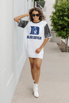 DUKE BLUE DEVILS BLING IT FULL SEQUIN JERSEY DRESS