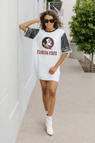 FLORIDA STATE SEMINOLES BLING IT FULL SEQUIN JERSEY DRESS