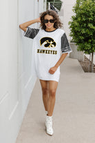 IOWA HAWKEYES BLING IT FULL SEQUIN JERSEY DRESS