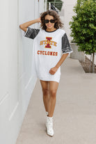 IOWA STATE CYCLONES BLING IT FULL SEQUIN JERSEY DRESS