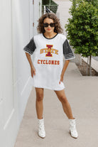 IOWA STATE CYCLONES BLING IT FULL SEQUIN JERSEY DRESS