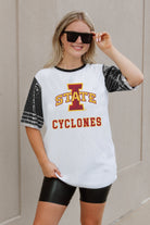 IOWA STATE CYCLONES BLING IT FULL SEQUIN JERSEY DRESS