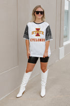 IOWA STATE CYCLONES BLING IT FULL SEQUIN JERSEY DRESS