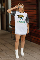 JACKSONVILLE JAGUARS BLING IT FULL SEQUIN JERSEY DRESS