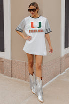 MIAMI HURRICANES BLING IT FULL SEQUIN JERSEY DRESS