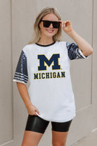 MICHIGAN WOLVERINES BLING IT FULL SEQUIN JERSEY DRESS