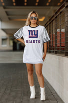 NEW YORK GIANTS BLING IT FULL SEQUIN JERSEY DRESS