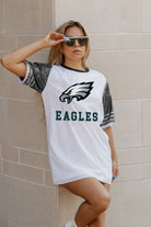 PHILADELPHIA EAGLES BLING IT FULL SEQUIN JERSEY DRESS