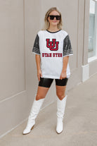 UTAH UTES BLING IT FULL SEQUIN JERSEY DRESS