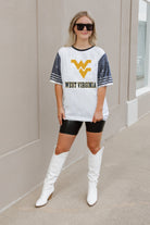 WEST VIRGINIA MOUNTAINEERS BLING IT FULL SEQUIN JERSEY DRESS