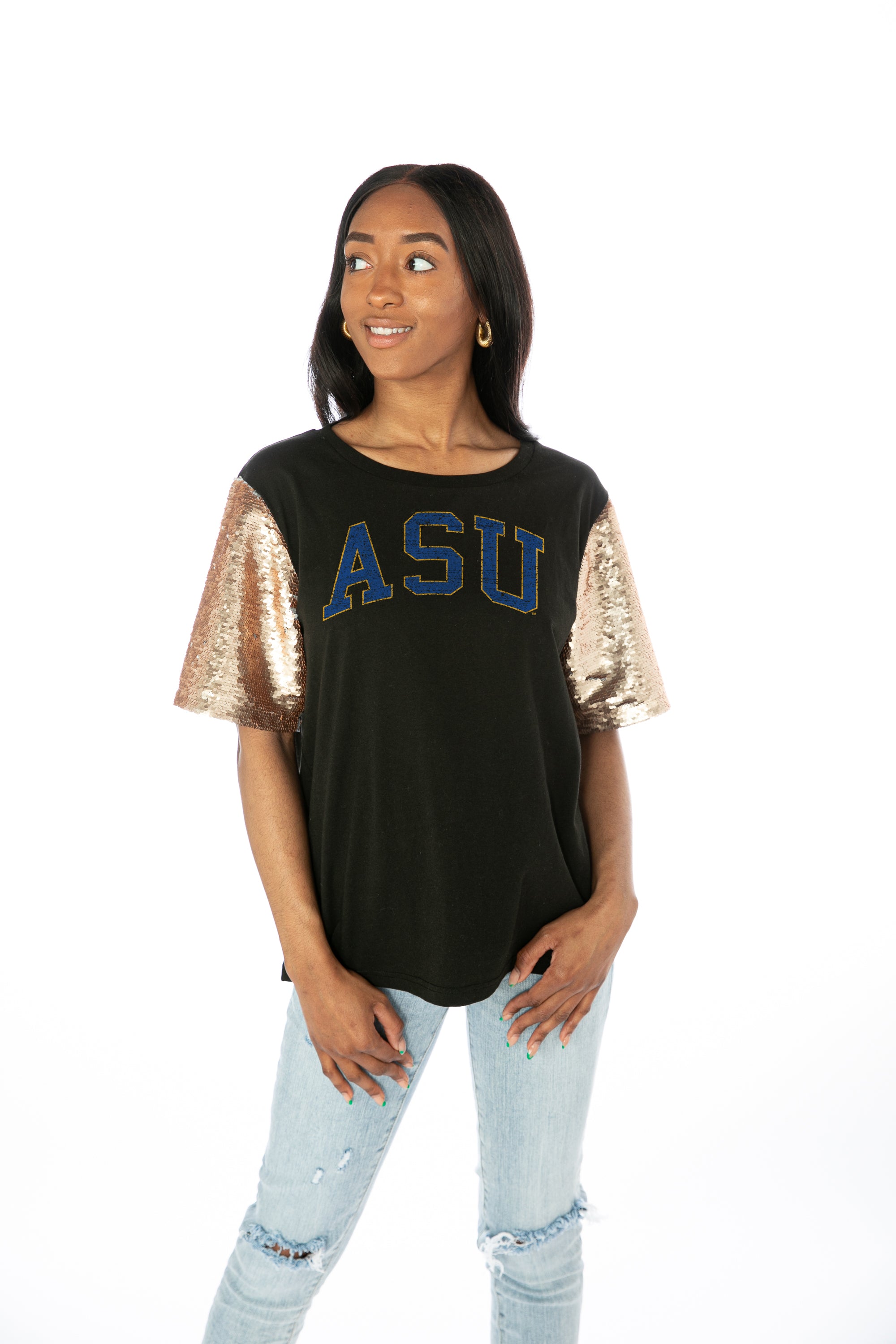 Women's Gameday Couture Black Albany State Golden Rams