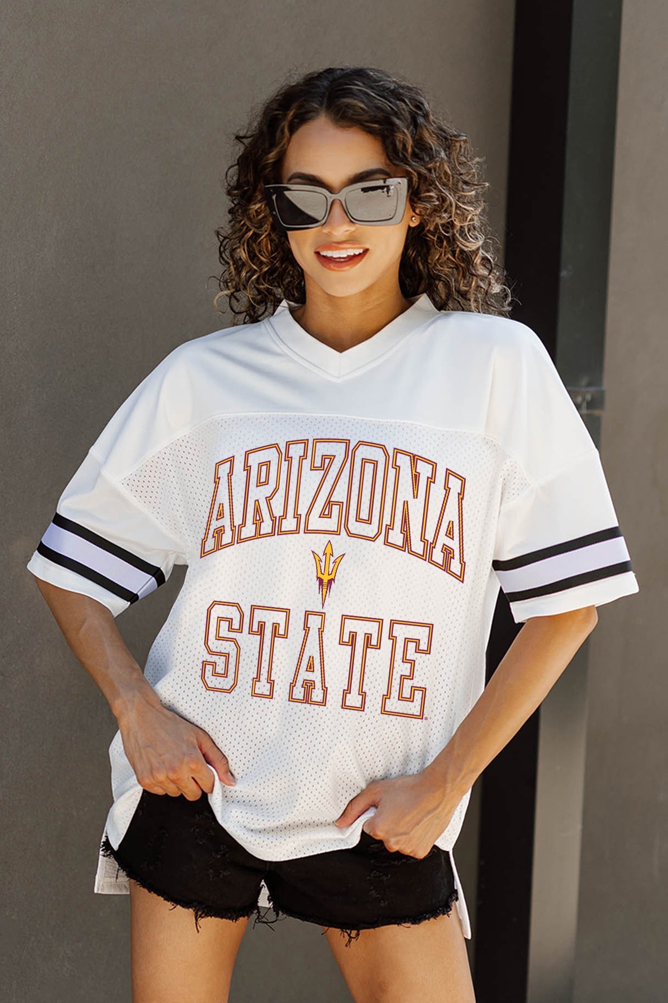 ARIZONA STATE SUN DEVILS A STEP AHEAD ICONIC OVERSIZED FASHION JERSEY