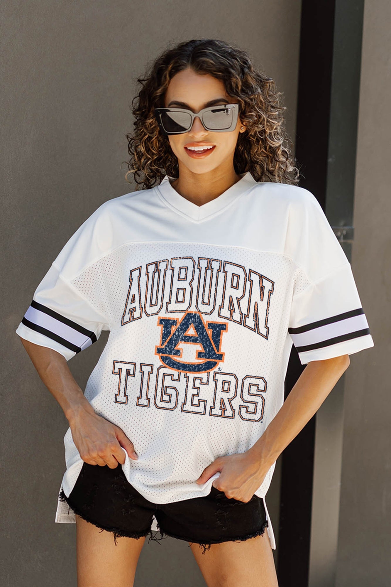 AUBURN TIGERS A STEP AHEAD ICONIC OVERSIZED FASHION JERSEY