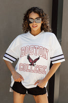 BOSTON COLLEGE EAGLES A STEP AHEAD ICONIC OVERSIZED FASHION JERSEY