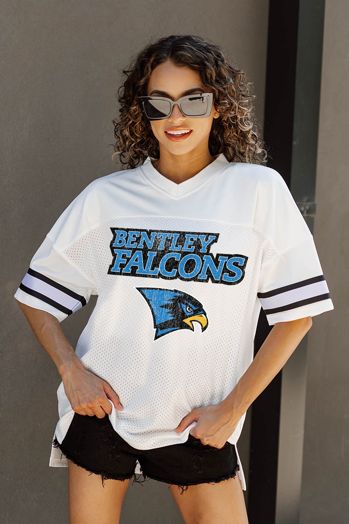 BENTLEY FALCONS A STEP AHEAD ICONIC OVERSIZED FASHION JERSEY