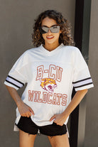 BETHUNE-COOKMAN WILDCATS A STEP AHEAD ICONIC OVERSIZED FASHION JERSEY