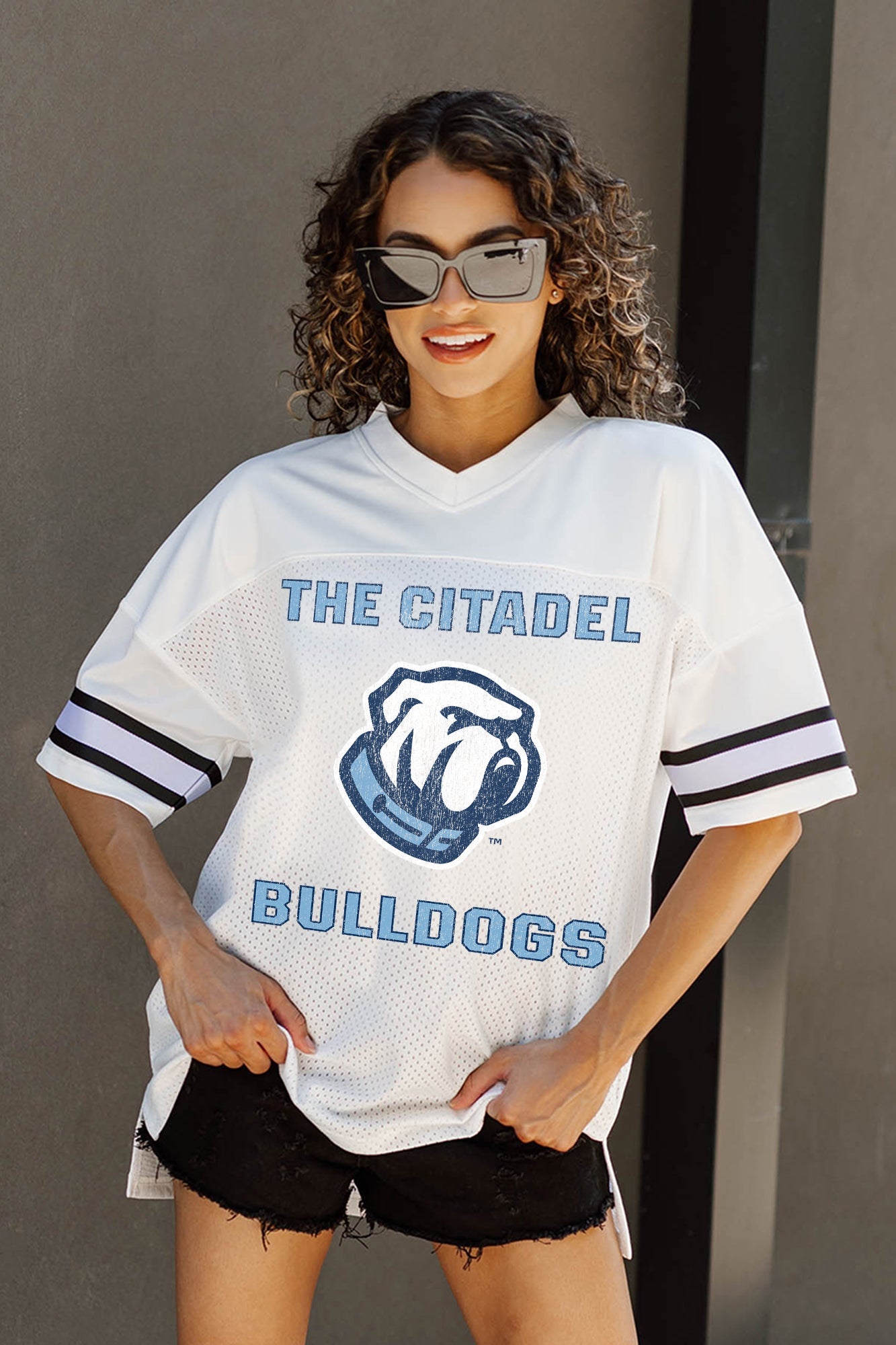 CITADEL BULLDOGS A STEP AHEAD ICONIC OVERSIZED FASHION JERSEY