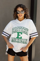 EASTERN MICHIGAN EAGLES A STEP AHEAD ICONIC OVERSIZED FASHION JERSEY