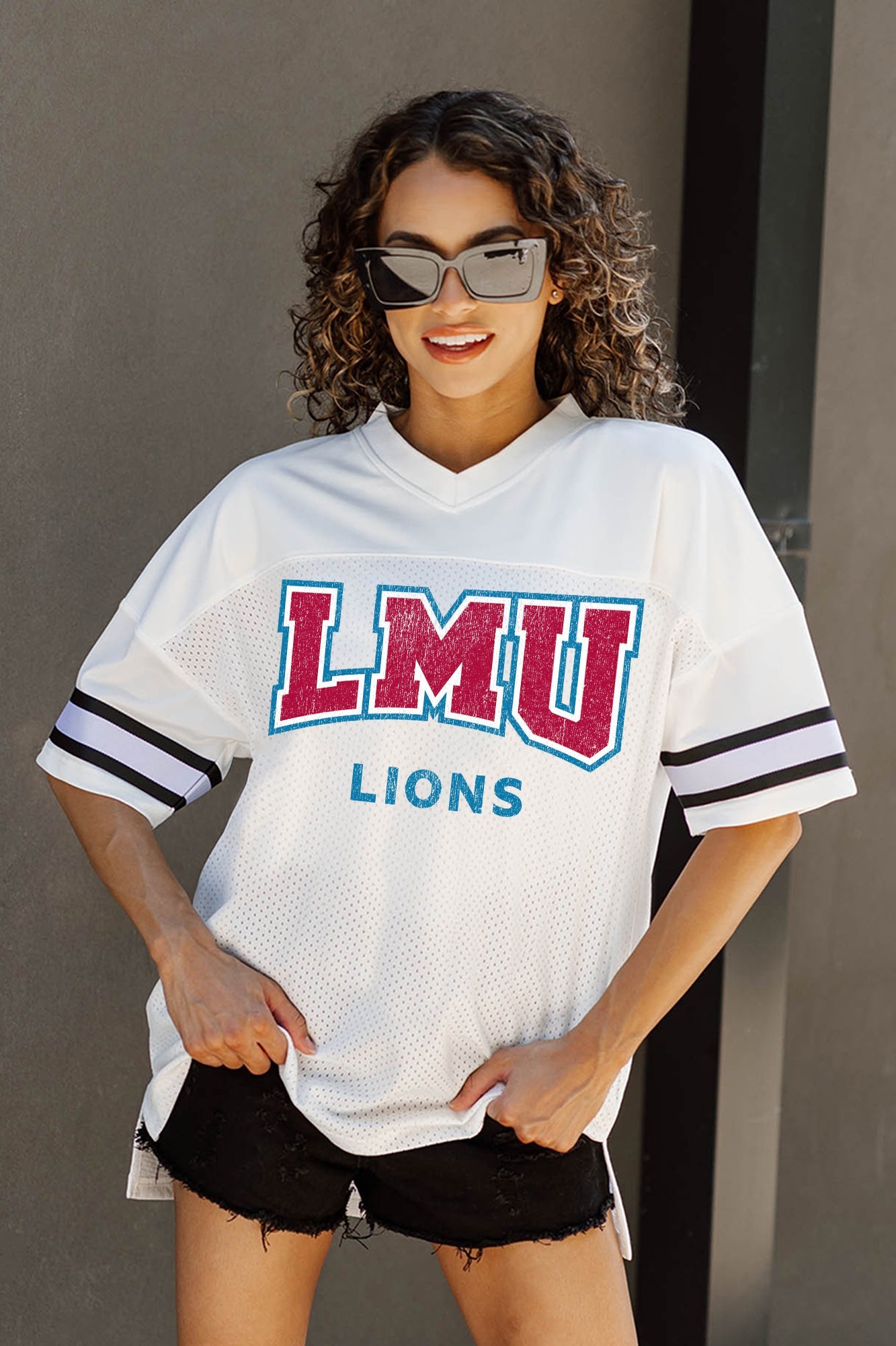 LOYOLA MARYMOUNT LIONS A STEP AHEAD ICONIC OVERSIZED FASHION JERSEY