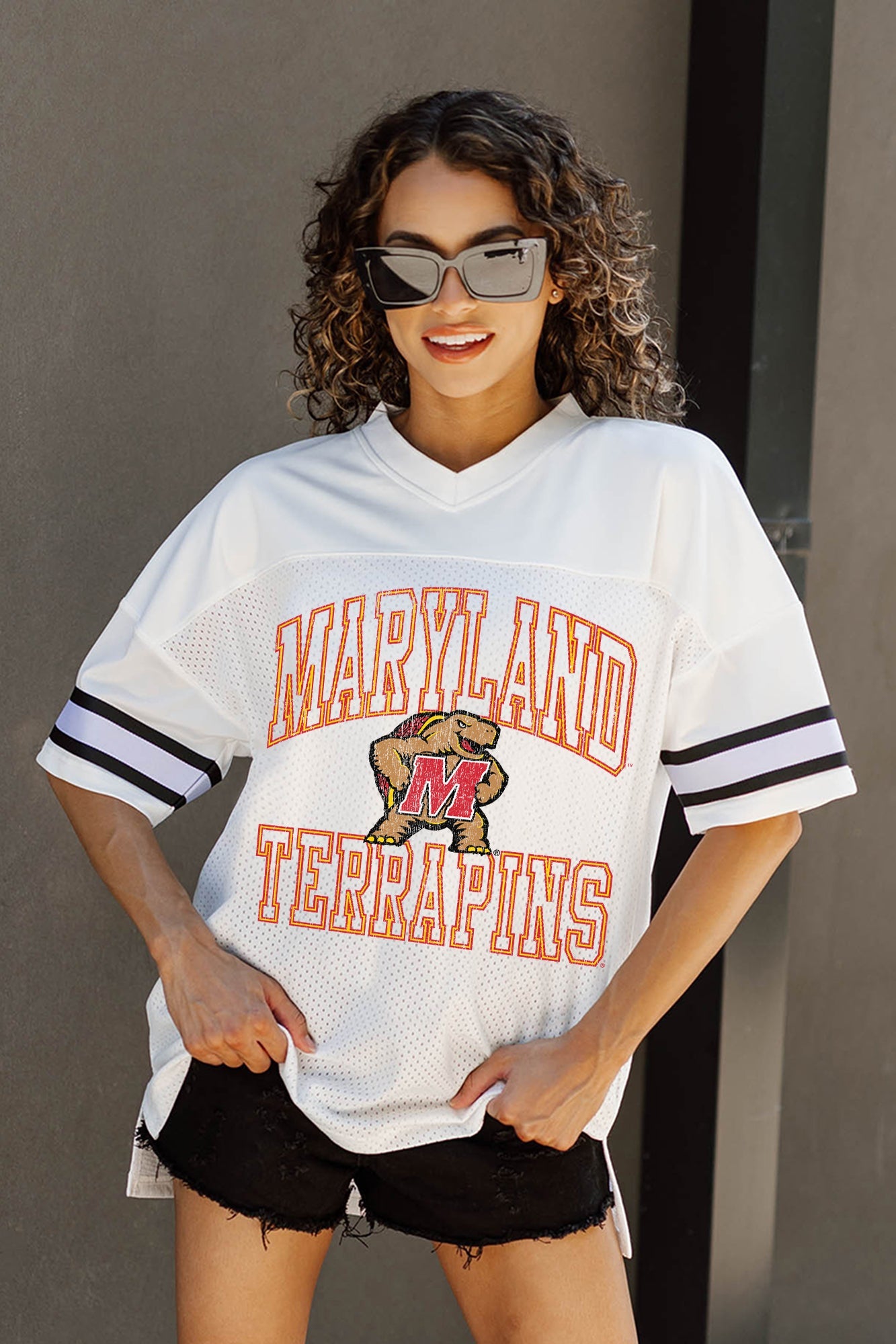 MARYLAND TERRAPINS A STEP AHEAD ICONIC OVERSIZED FASHION JERSEY