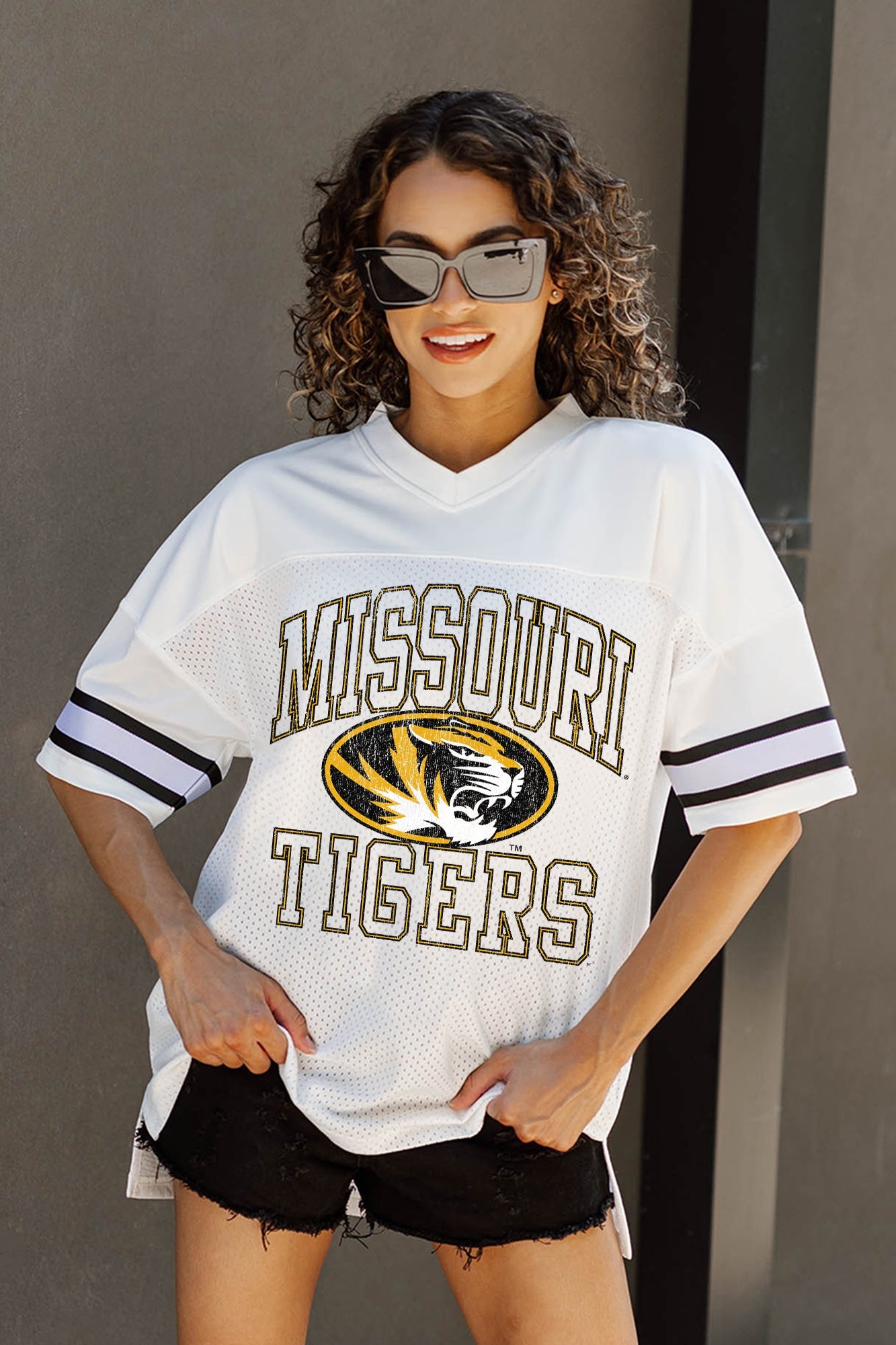 MISSOURI TIGERS A STEP AHEAD ICONIC OVERSIZED FASHION JERSEY