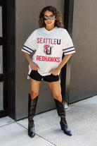 SEATTLE U REDHAWKS A STEP AHEAD ICONIC OVERSIZED FASHION JERSEY