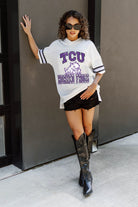 TCU HORNED FROGS A STEP AHEAD ICONIC OVERSIZED FASHION JERSEY