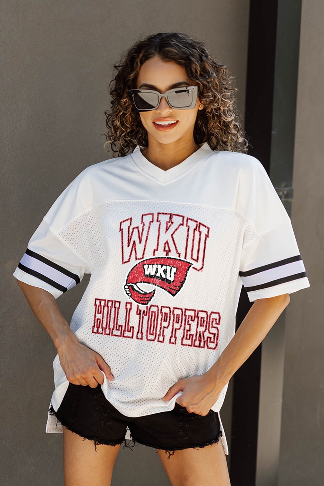 WESTERN KENTUCKY HILLTOPPERS A STEP AHEAD ICONIC OVERSIZED FASHION JERSEY