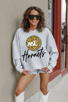 ALABAMA STATE HORNETS GOING WILD PREMIUM FLEECE DROP SHOULDER CREWNECK PULLOVER