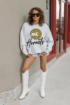 ALABAMA STATE HORNETS GOING WILD PREMIUM FLEECE DROP SHOULDER CREWNECK PULLOVER