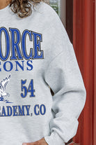 AIR FORCE FALCONS ALLEGIANCE PREMIUM FLEECE DROP SHOULDER CREWNECK PULLOVER