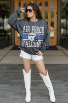 AIR FORCE FALCONS WILD TAILGATE PREMIUM FLEECE DROP SHOULDER CREWNECK PULLOVER