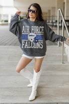 AIR FORCE FALCONS WILD TAILGATE PREMIUM FLEECE DROP SHOULDER CREWNECK PULLOVER